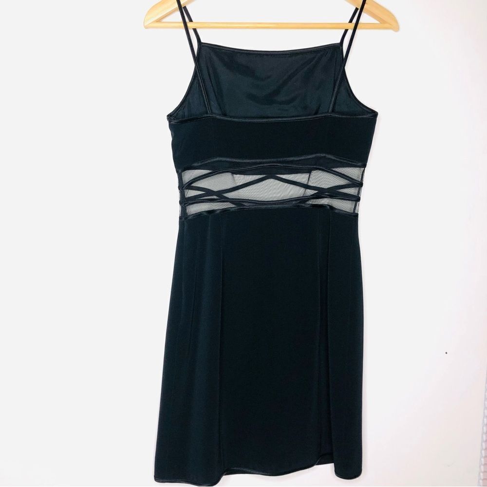 Cache Sleeveless Black Dress, 4